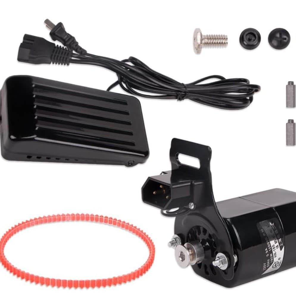 Household old-fashioned sewing machine motor (including motor and foot pedal) 110V US standard electric motor