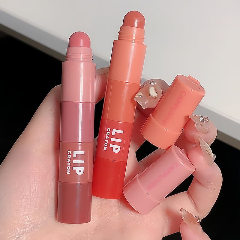 CAPPUVINI Crayon Lipstick - Domestic Four-Color Matte Velvet Lipstick Pen, Affordable Niche Lipstick