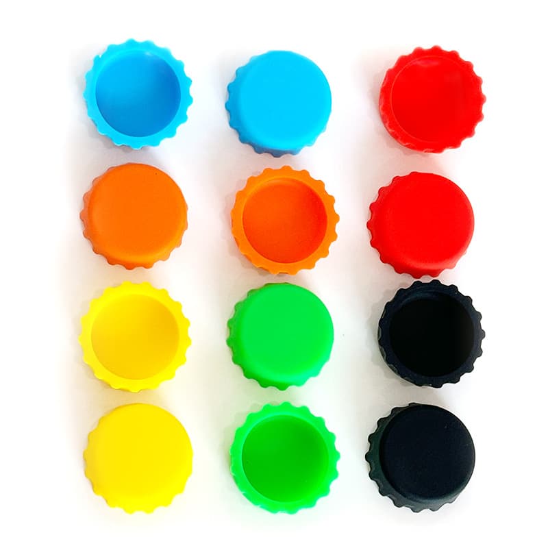 Creative environmentally friendly bottle caps, silicone fresh-keeping caps, red wine, beer bottle stoppers, soy sauce bottle universal silicone bottle caps