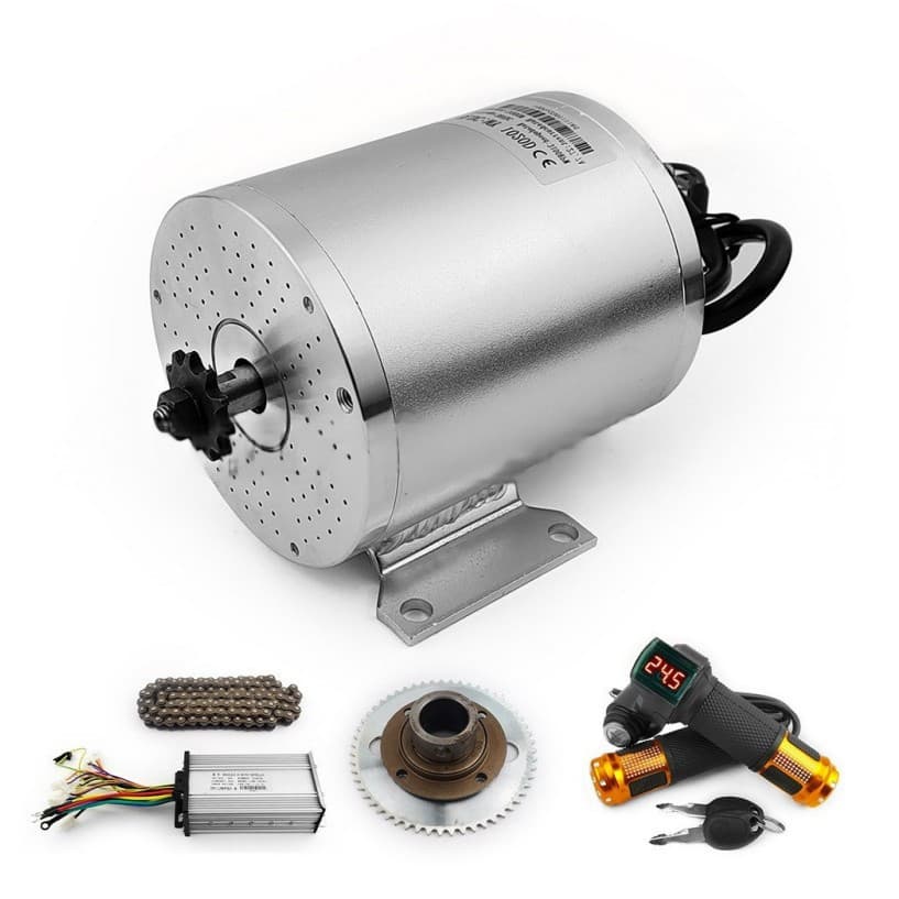1000W-3000W High Speed Electric Brushless Motor 25H or T8F Sprocket for Chain Drive Scooter