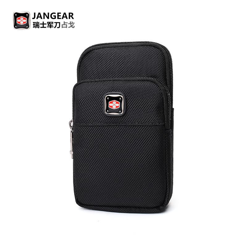 Swiss Army Knife Phone Bag Men Oxford Cloth Waist Bag Coin Purse Lightweight Small Bag Work Bag Multifunctional