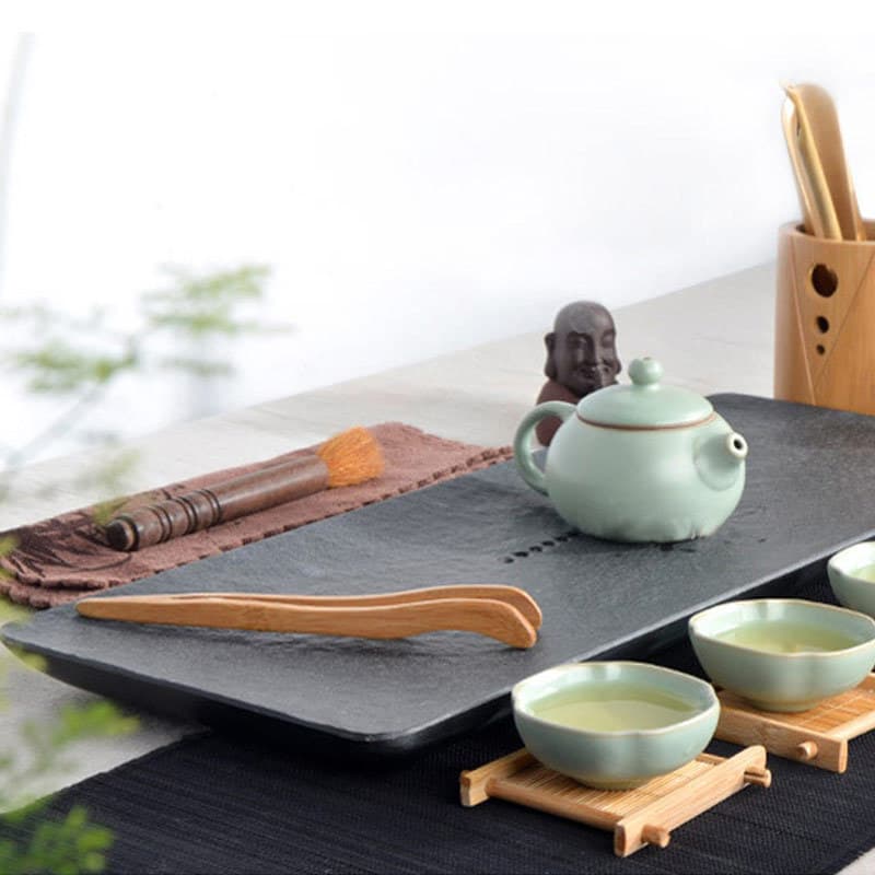 Bamboo Tea Tray Tongs, Eco-Friendly Bamboo Leaf Tongs, Tea Art and Ceremony Accessories, Heat-Resistant Bamboo Wood Tea Cup Tongs