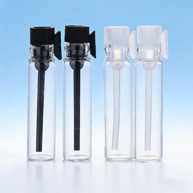 Spot perfume bottle 1ml 2ml 3ml sub-package sample glass bottle test fragrance empty bottle small capacity travel size