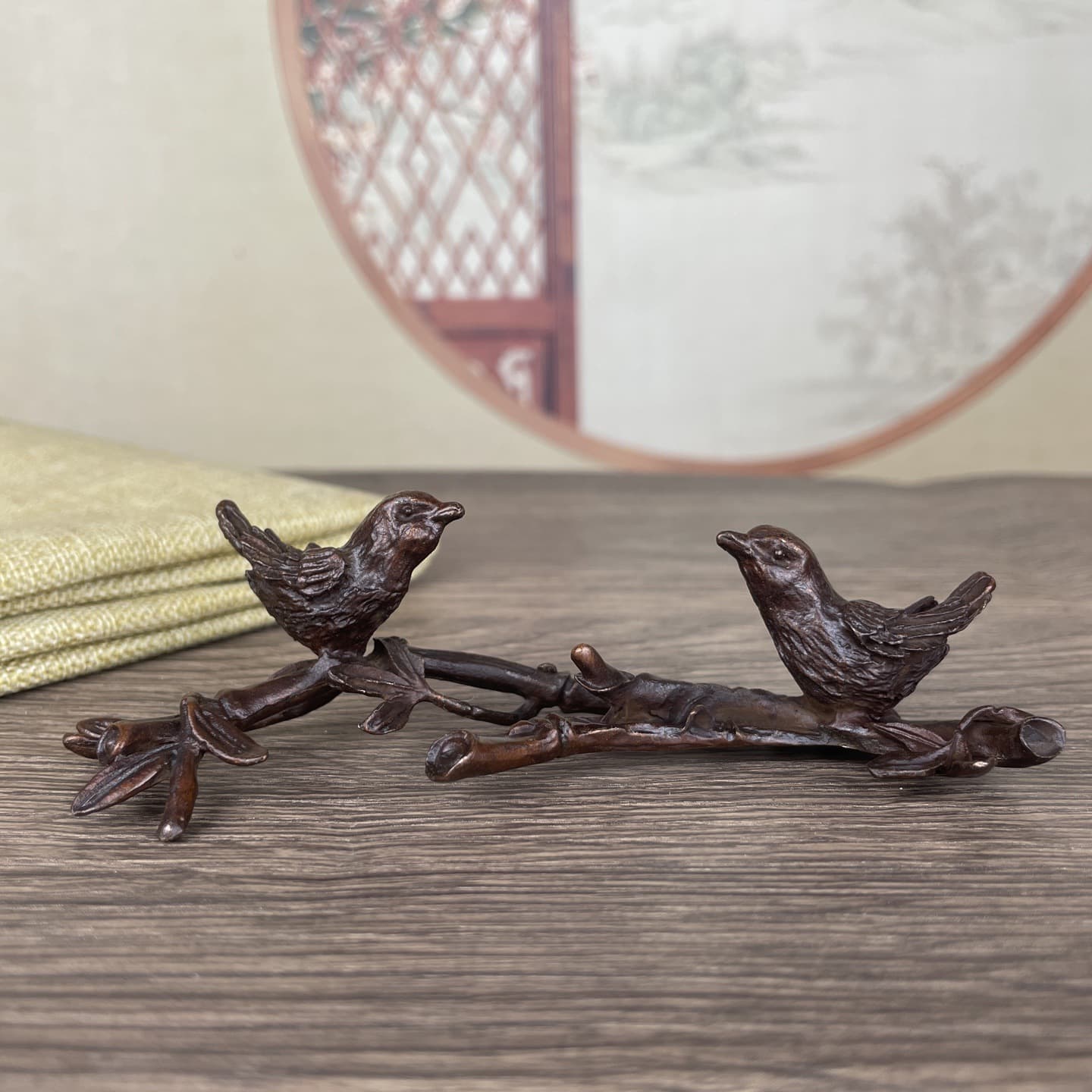 Dunhuang Flying Apsaras Jade Hand Reverse Flow Incense, Purple Copper Alloy Joyful Buddha Hand Fish Lotus Tea Pet Ornament, Reverse Flow Smoke Incense Burner