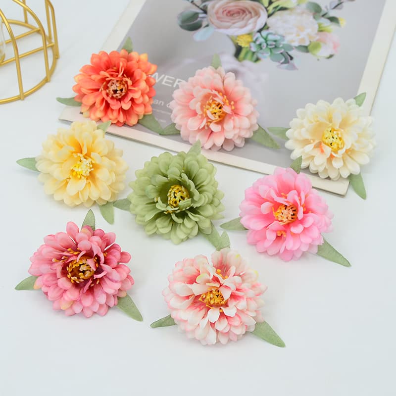 Artificial Peony and Chrysanthemum Material Kit Forest System Small Gift Box Floral Children Headwear Hair Accessories Xunpu Pin Flower Making