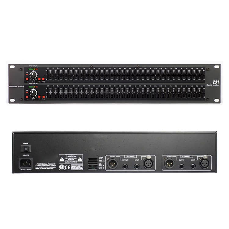 Manufacturer Direct DBX231 Dual-Band Equalizer / Dual 31-Band Professional / 215 Cross-border Exclusive Hot-Selling