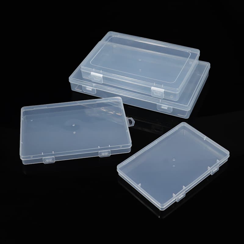 Factory Wholesale Multi-Size Integrated Double-Buckle Plastic Box Desktop File and Document Organizer Box Puzzle Pen Storage Box