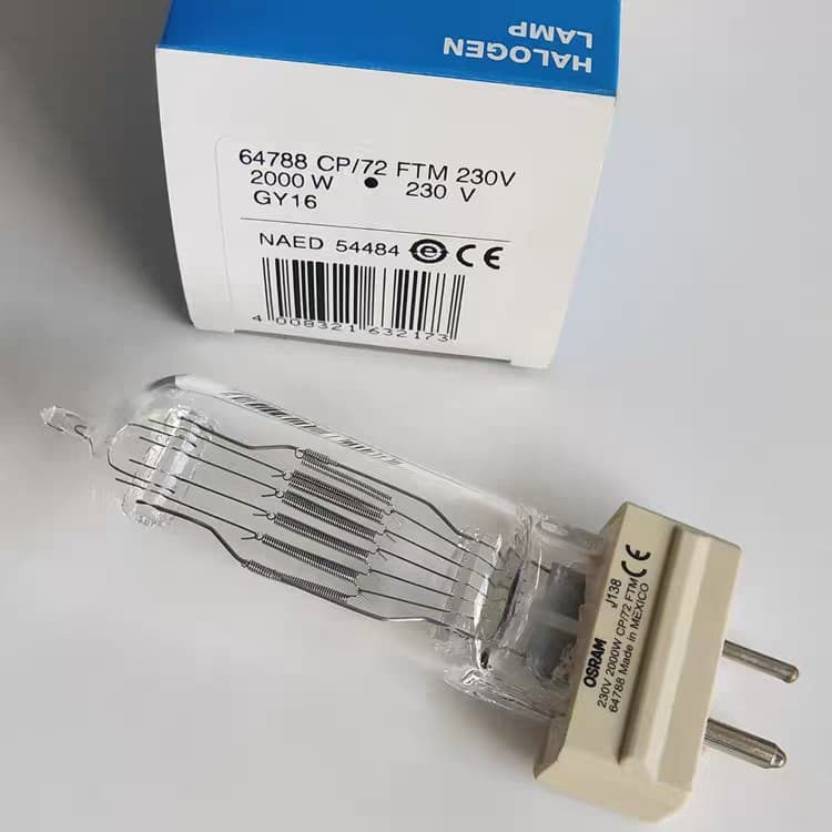 Osram Stage Projection Lamp 64788 FTM 2000W GY16 CP72 230V Film and Television Light