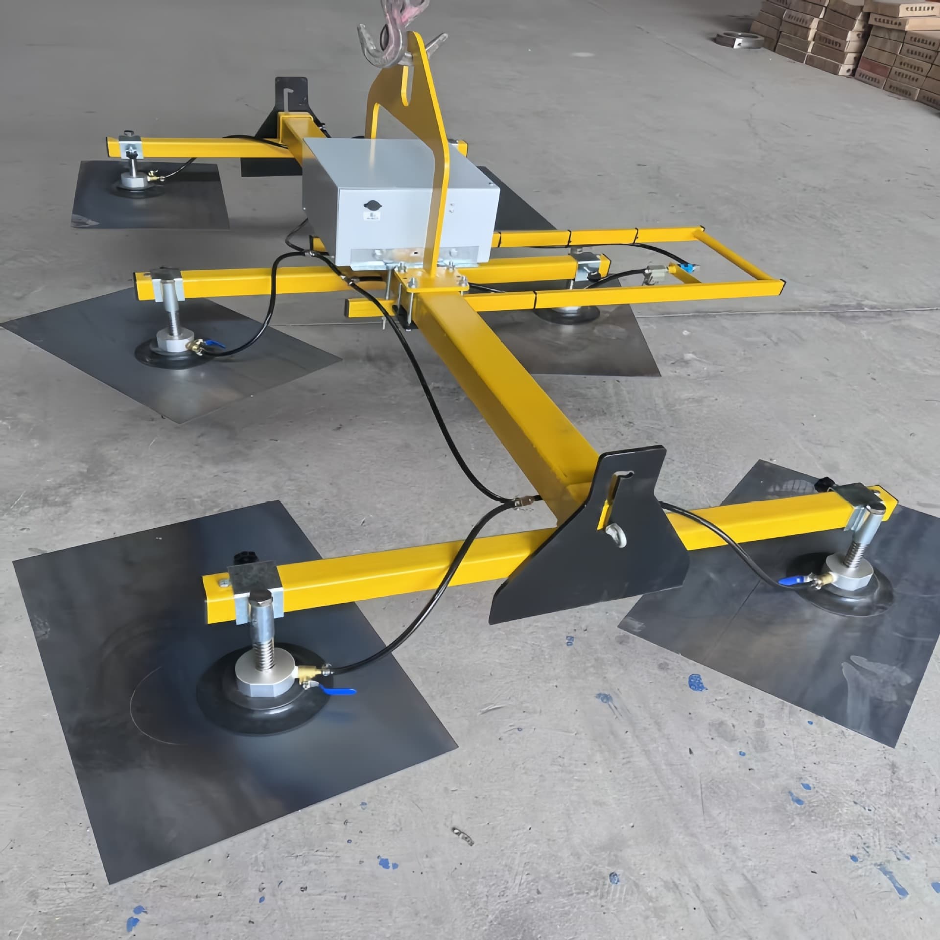 Vacuum Suction Lifter for Steel Plate Lifting, Handling, Laser Cutting, and Feeding