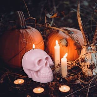 Cross-Border DIY Epoxy Mold Skull Candle Ornament Silicone Mold Amazon Hot Selling Candle Handmade Soap