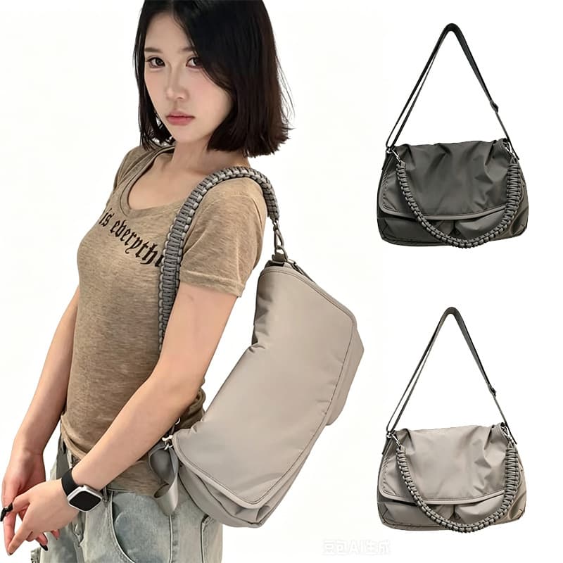 Adidas Originals 2026 Summer New Men's Women's Sports Single Shoulder Crossbody Messenger Bag Unisex Large Capacity