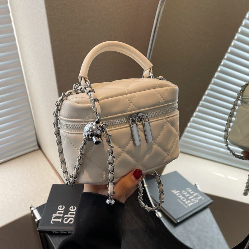 Trendy Mini Quilted Shoulder Crossbody Bag for Women 2025 Spring Summer New Arrival, Live Stream Popular Style Handbag
