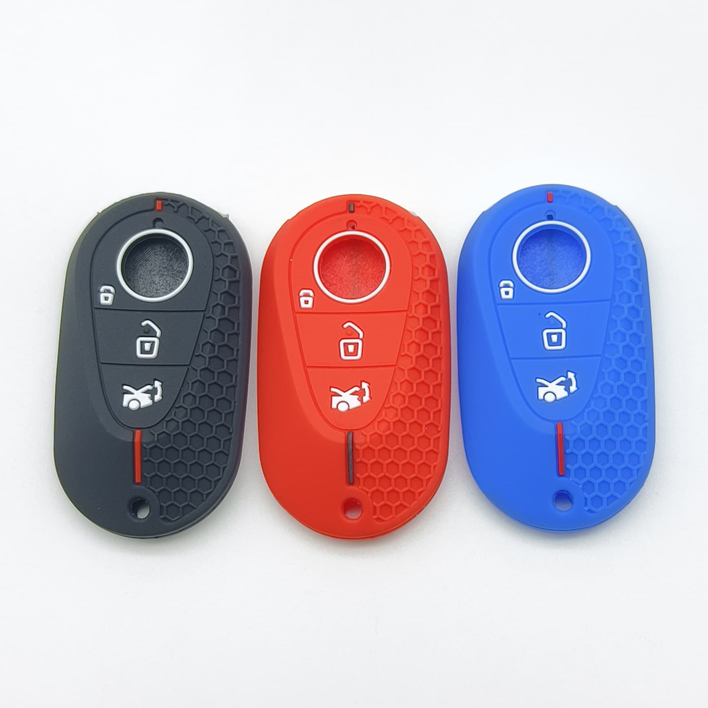 For Mercedes ECS Class Key Case New C200 C260 LE300l Three-Button Remote Silicone Protective Cover