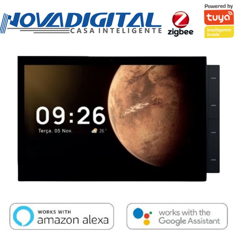 Tuya APP intelligent control central control screen 10-inch touch screen zigbee Bluetooth multi-mode gateway WiFi scene screen