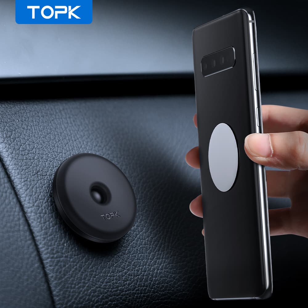 TOPK D30A car mobile phone magnetic holder magnetic car mobile phone holder multifunctional wall pendant holder