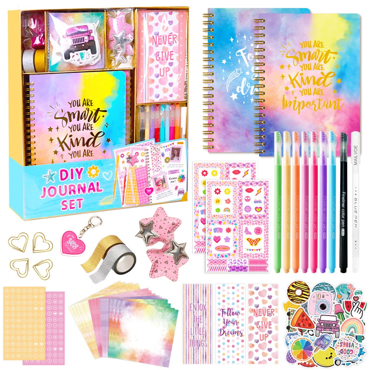 Cross-border DIY JOURNAL SET Amazon Scrapbook Birthday Gift for Girls Journal Set for Kids