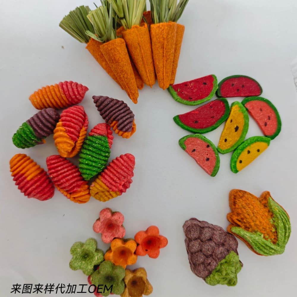 Hamster Snacks, Rabbit Grinding Carrots, Hamster Chinchilla Guinea Pig Snacks, Landscape Boredom Toy Wholesale Set