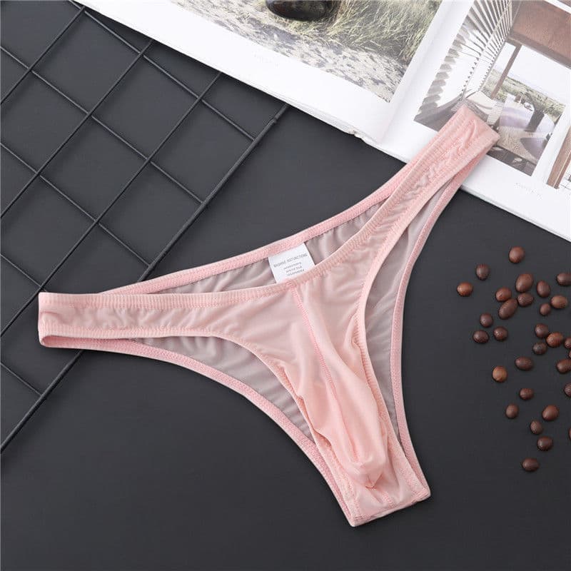 Bullet Separated Foreign Trade Erotic Underwear Men's Thong Sexy Large Size Men's U-Bulge Foreign Trade Briefs Small Triangle