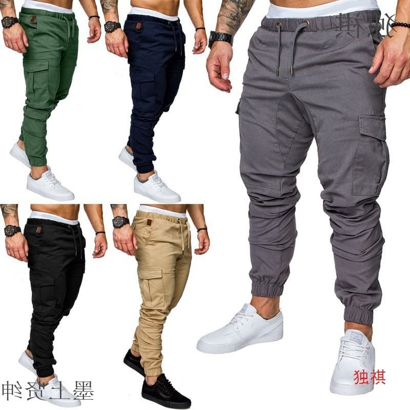 Men's Slim Fit Jeans Jogger Pants Hip Hop Style Casual Trousers Skinny Jeans Men's Fashion Comfortable Elastic Waistband