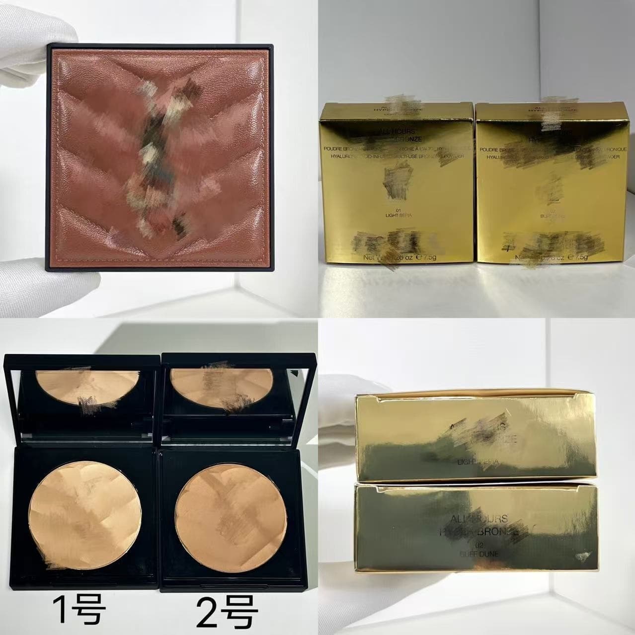 Cross-border Trade 24 Long-lasting Brown Bronze Contour Powder 7.5g Full Size Big Brand Spot Wholesale Supply 0102