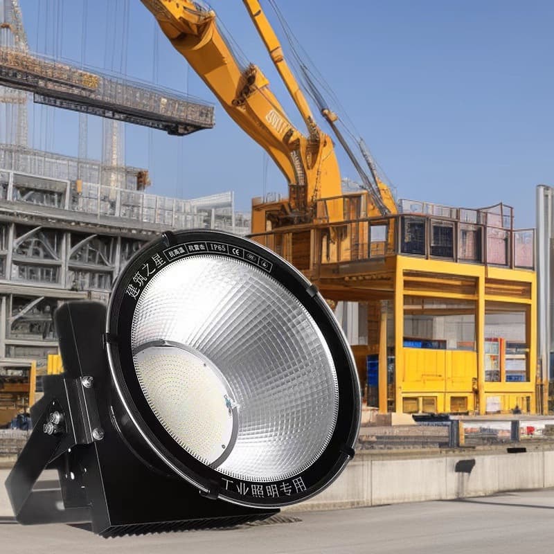 Construction Star LED Tower Light 500W Construction Site Lighting Marine Searchlight High Power Long Range