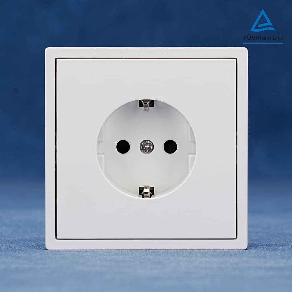 Cross-border ce European standard schuko socket European standard wall switch wall switch PC socket 16A 250V
