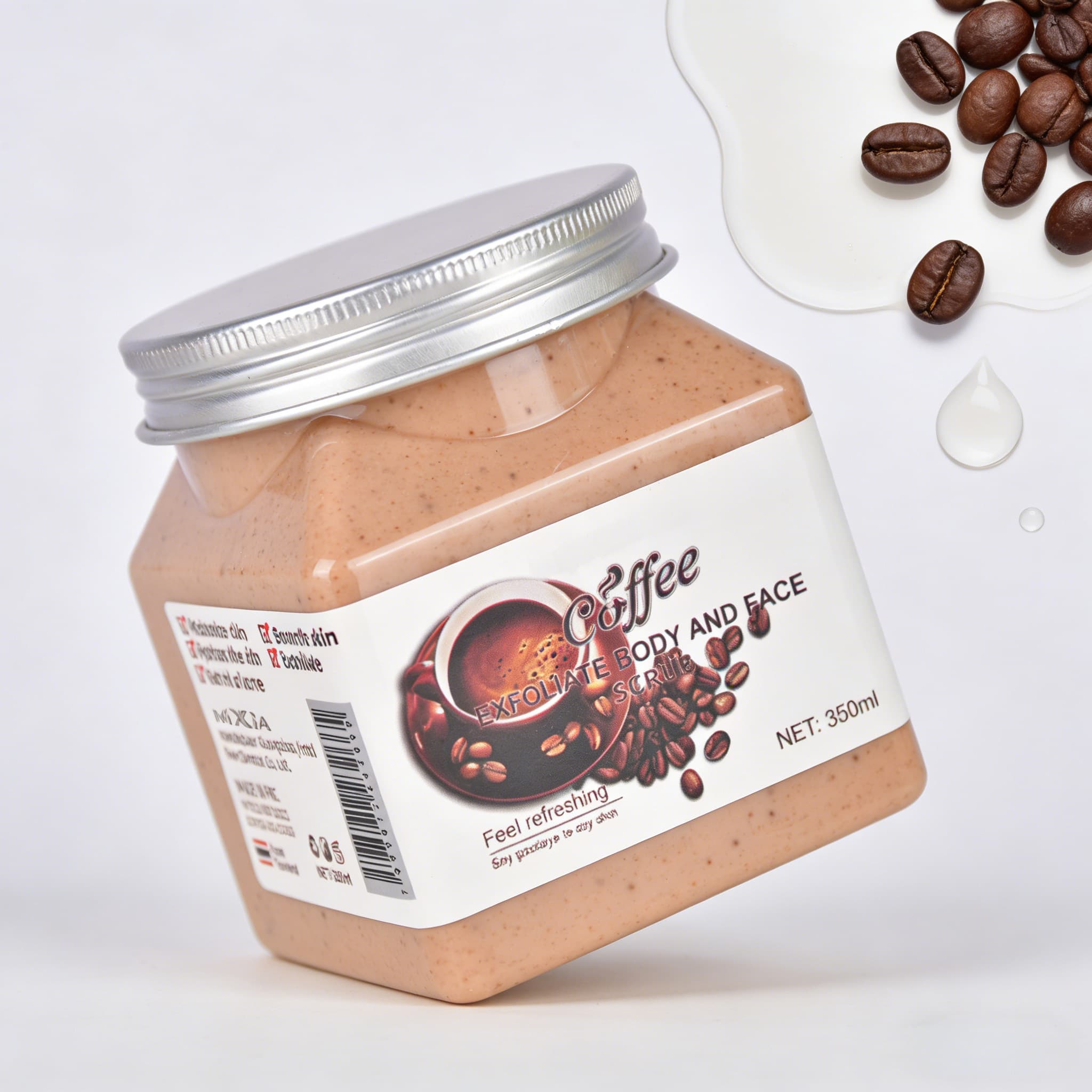 Coffee Body Scrub Exfoliating Scrub for Dead Skin Deep Cleansing