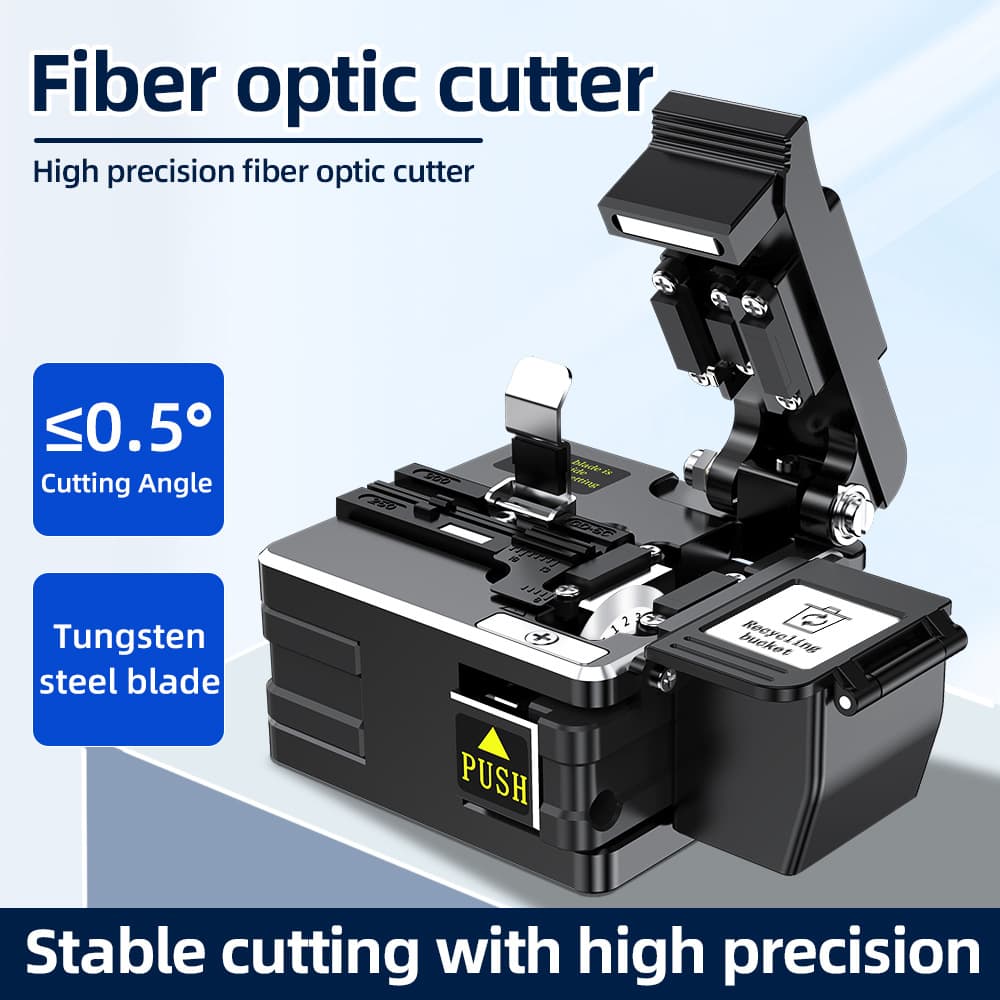 SKL-S3 Fiber Cleaver High Precision Fusion Splicer Hot Melt Cutter Cold Splicing Tool Kit Cutting Machine