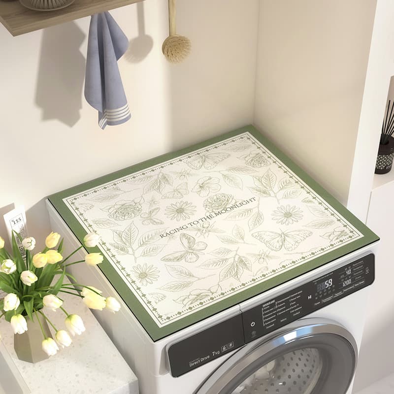 Amazon bestseller washing machine mat, washing machine cover organizer mat, washing machine top pad