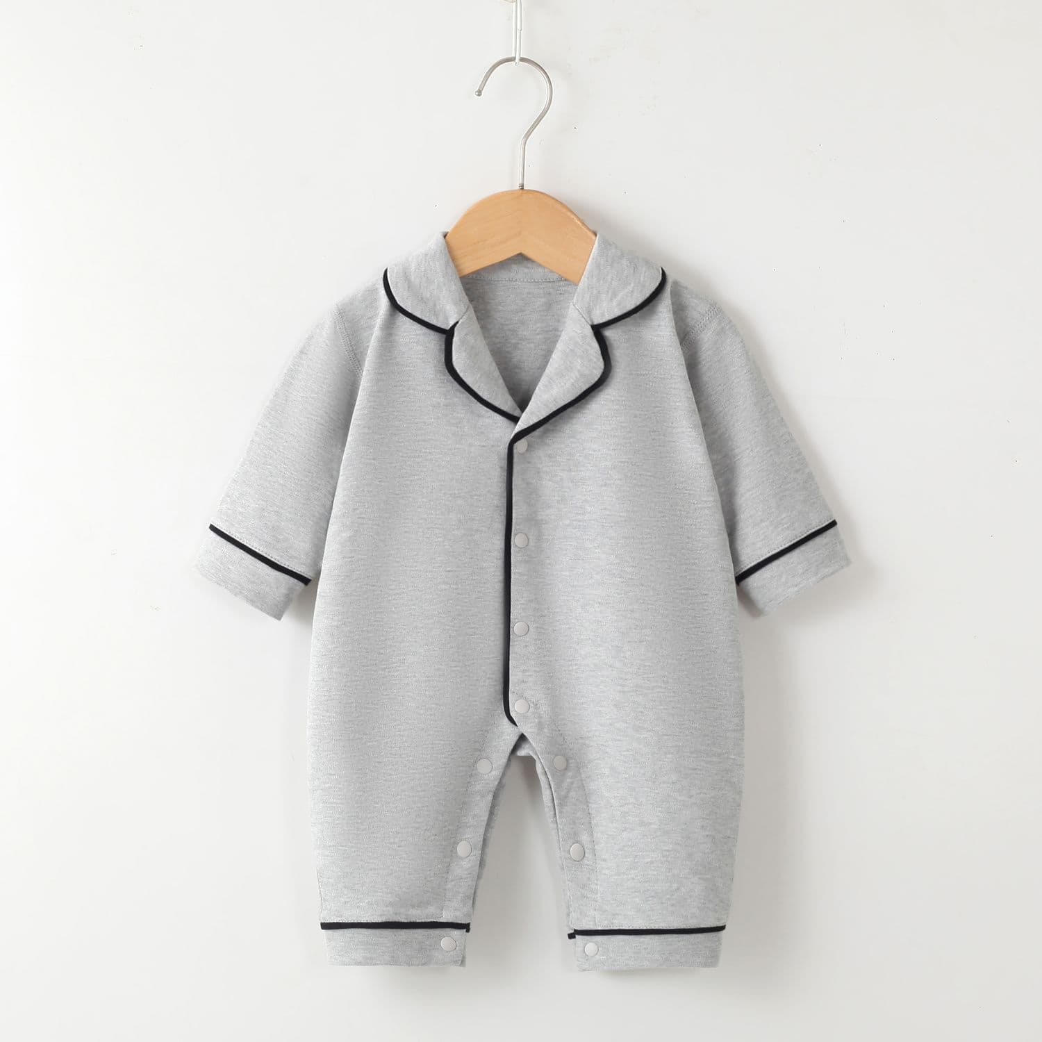 Early Autumn Newborn Baby Cotton Romper, Stylish Seamless Bodysuit, Baby Crawling Suit, Homewear & Sleepwear