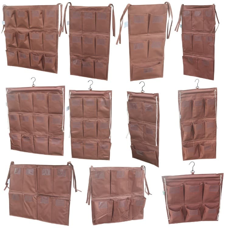 Linen Cart Cleaning Cart Trolley Work Cart Storage Hanging Bag Linen Bag Service Cart Tool Classification Bag