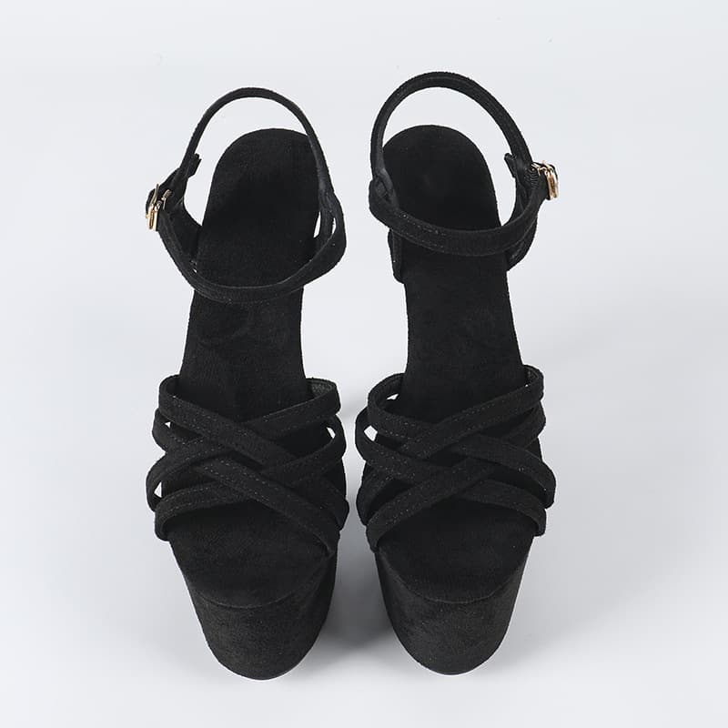 2025 Summer New Waterproof Platform Pole Dance Peep Toe Stiletto Sandals Women Car Model Runway High Heels Export