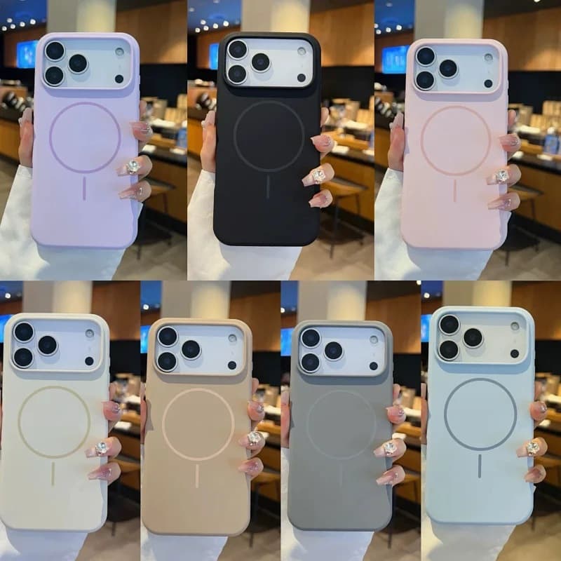 【Good Partner CASE】 Silicone Thin Magnetic Series IP17 Series