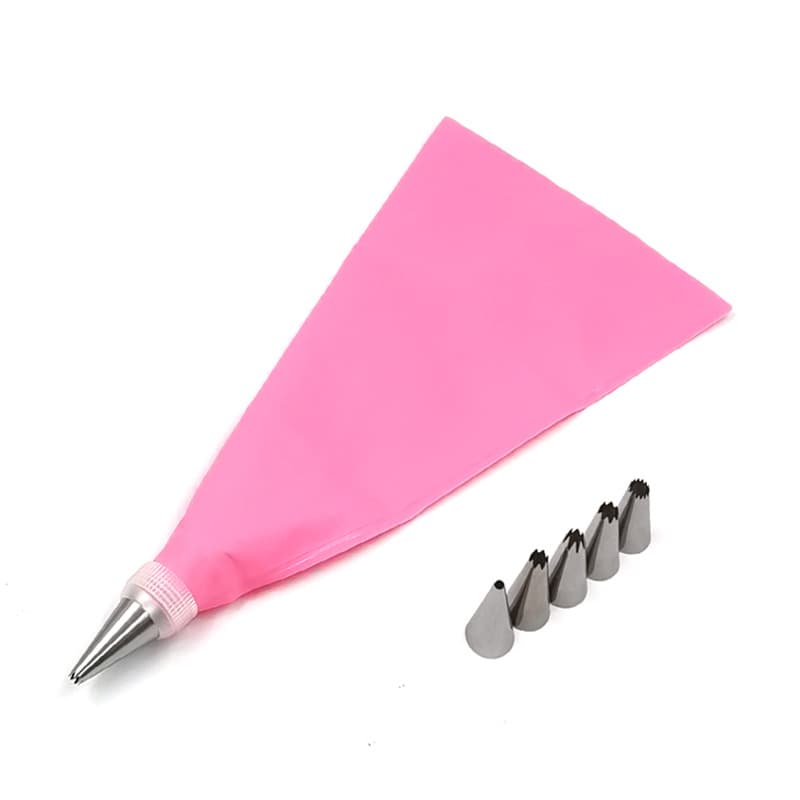 Stainless Steel Puff Decorating Nozzle Baking Tool Set Cream Cake Decoration Decorating Baking Tools 8-Piece Set