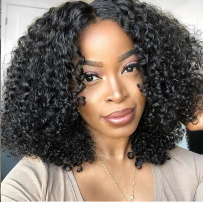 European and American Fashion Front Lace Black Big Wavy Wig, African Hot Selling Front Lace Full Wig