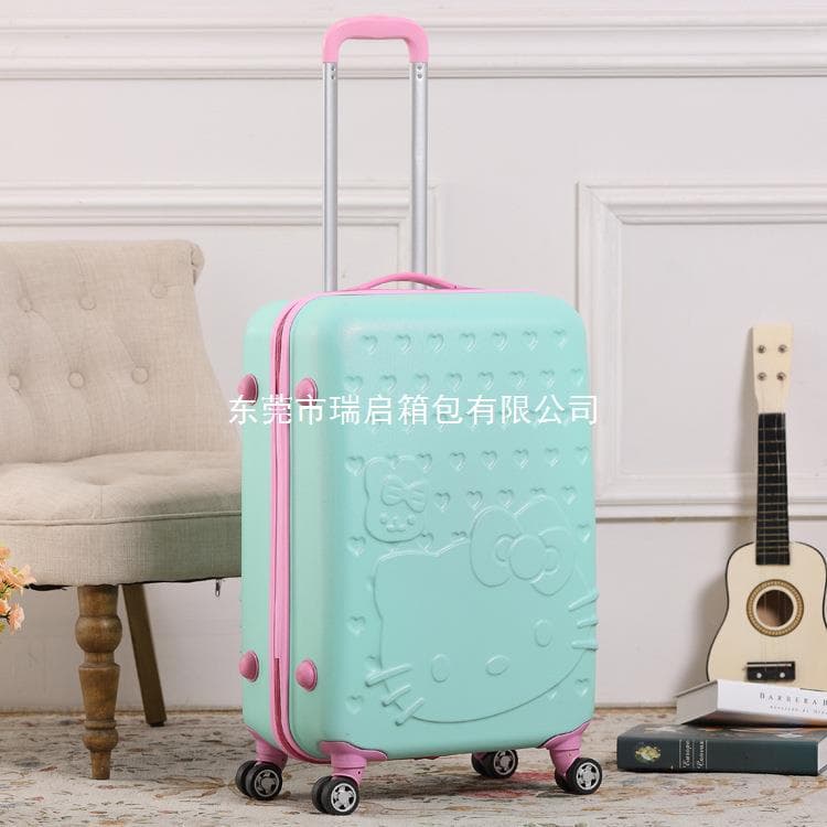 24-inch cartoon password box universal wheel trolley case 20-inch boarding case cute suitcase student suitcase hard case
