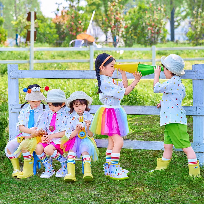 Children's Day Cheerleading Performance Costume, Primary School Sports Uniform, Kindergarten Graduation Class Dance Performance Outfit