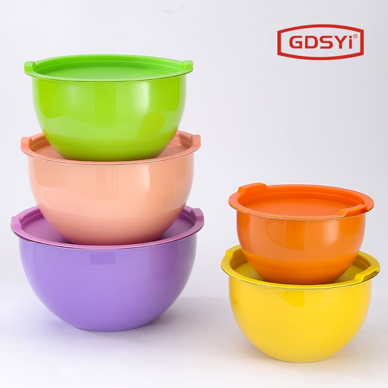 Stainless Steel Bowl Tableware Set Home Egg Beating Basin Instant Noodle Soup Bowl Basin with Lid Deepened Large Bowl Salad Bowl Ceramic Bowl Set