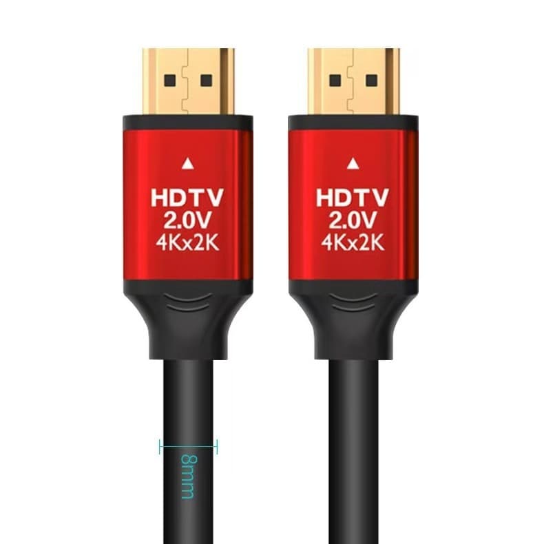 HDTV 2.0 HD Cable 4K*2K 3D TV Computer Monitor Surveillance Projector Set-Top Box HDTVI Cable 8.0