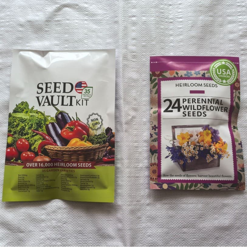 In-Stock Cross-Border New Model Vegetable Seed Vault Kit, Vegetable Seed Storage Kit with 35 Varieties Set