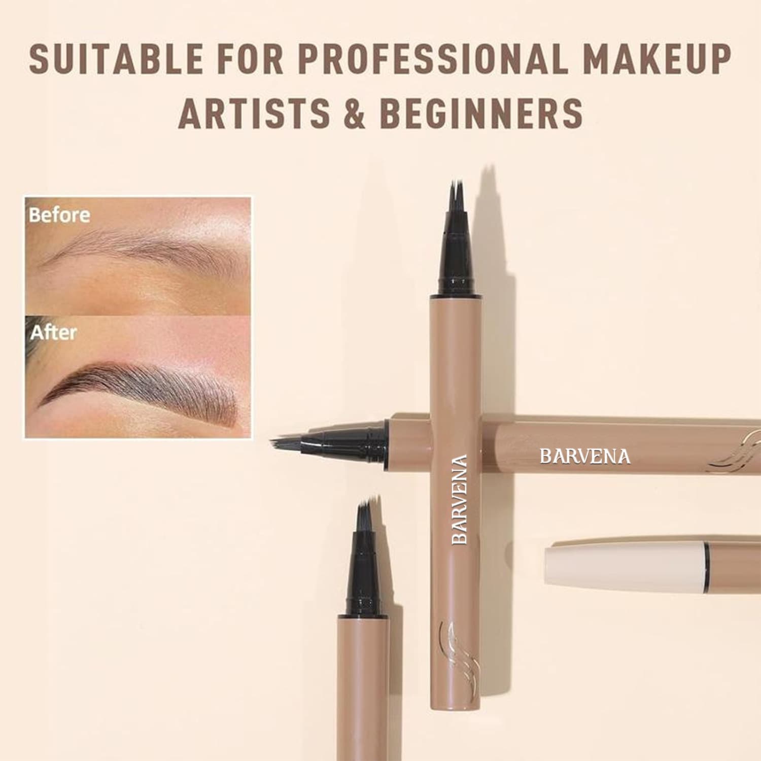 Cross-border TK hot-selling eyebrow pencil, one-step quick-cut eyebrow pencil with clear, three-dimensional and non-smudged eyebrows