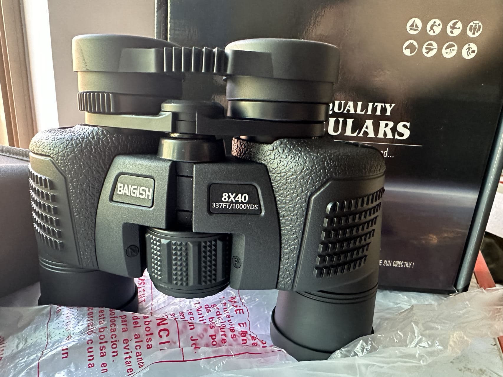 Haolang HD Q191 Begaos 8x40 Binoculars Clear Stock New