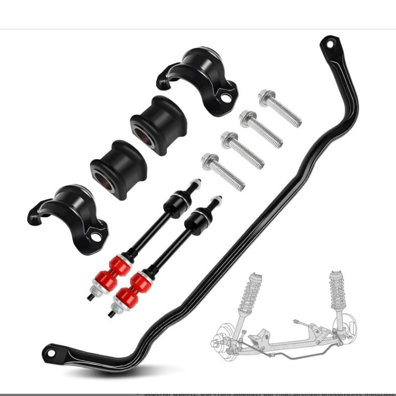55398938AC Front Suspension Stabilizer Bar & Front Swing Link Kit, with Bushing Kit and Bolts
