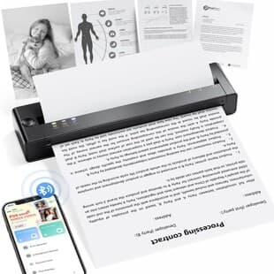 A282U Office Home Printer Ink-Free Bluetooth Error-Printing Portable Multi-Size A4 Thermal Printer