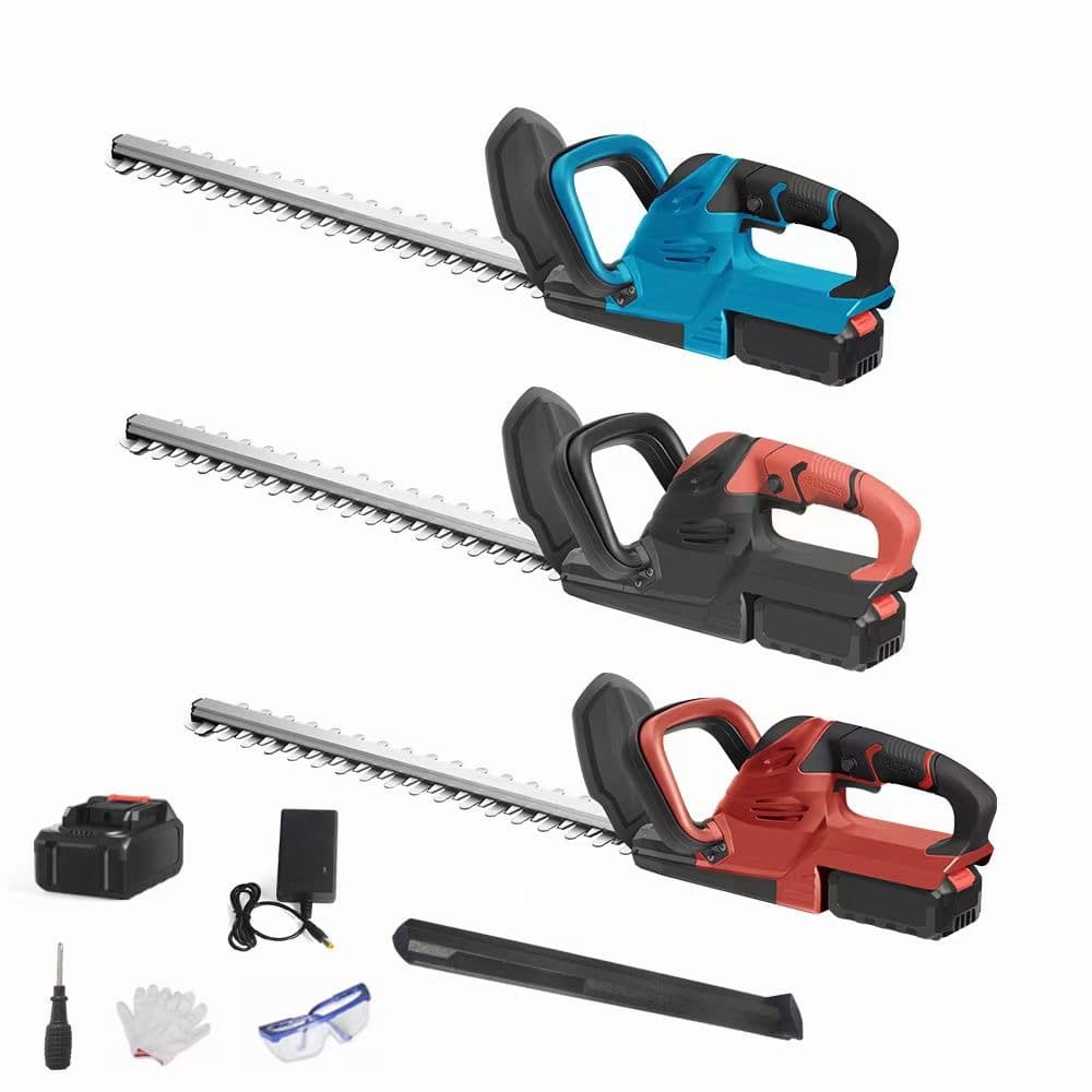 Hedge Trimmer, Electric Pruner, Lithium Battery Rechargeable Household Garden Hedge Trimmer, Tea Picking Machine, Fence Shears