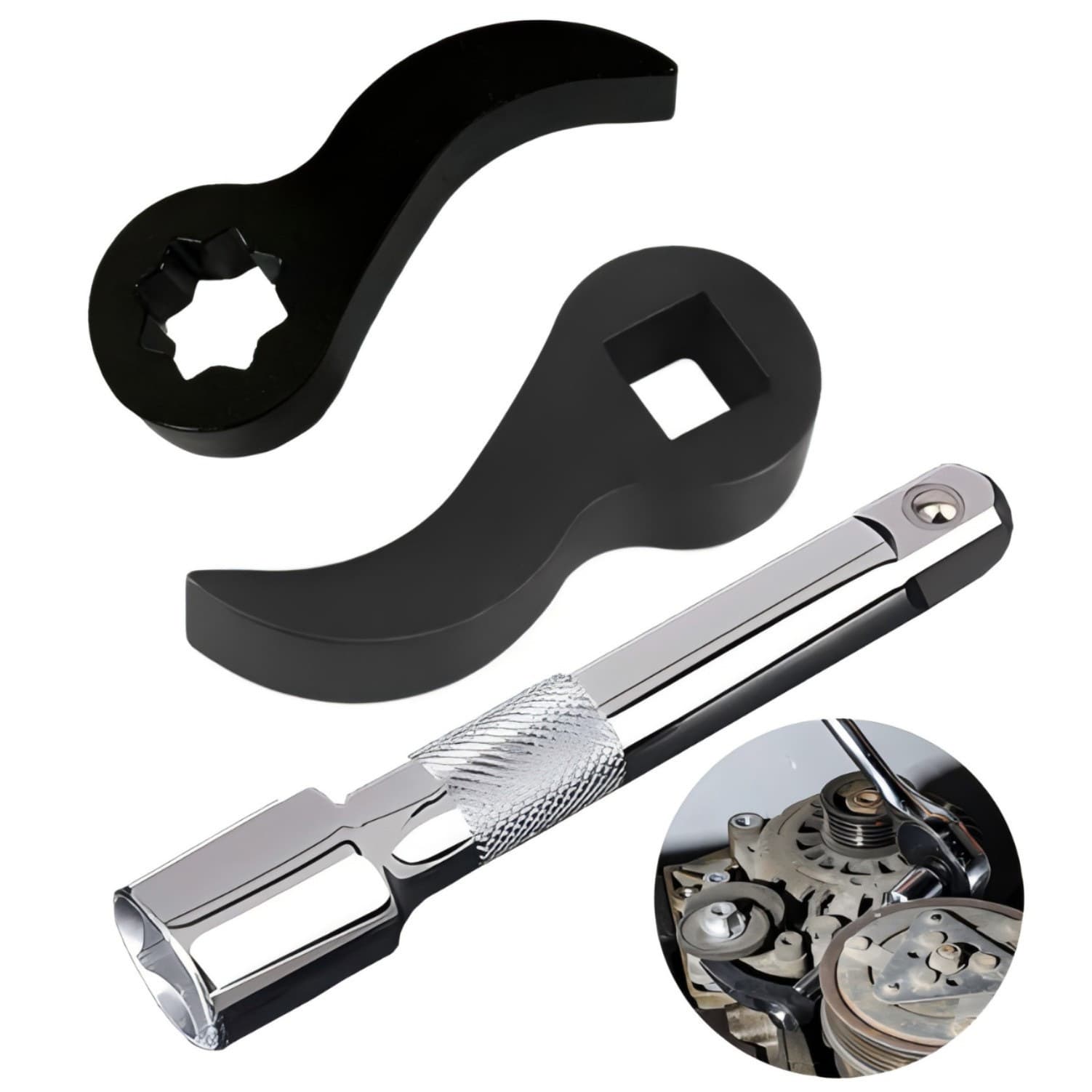 Cross-border horn-type half-shaft removal tool leverage principle to pry more effortlessly half-shaft drive shaft removal tool