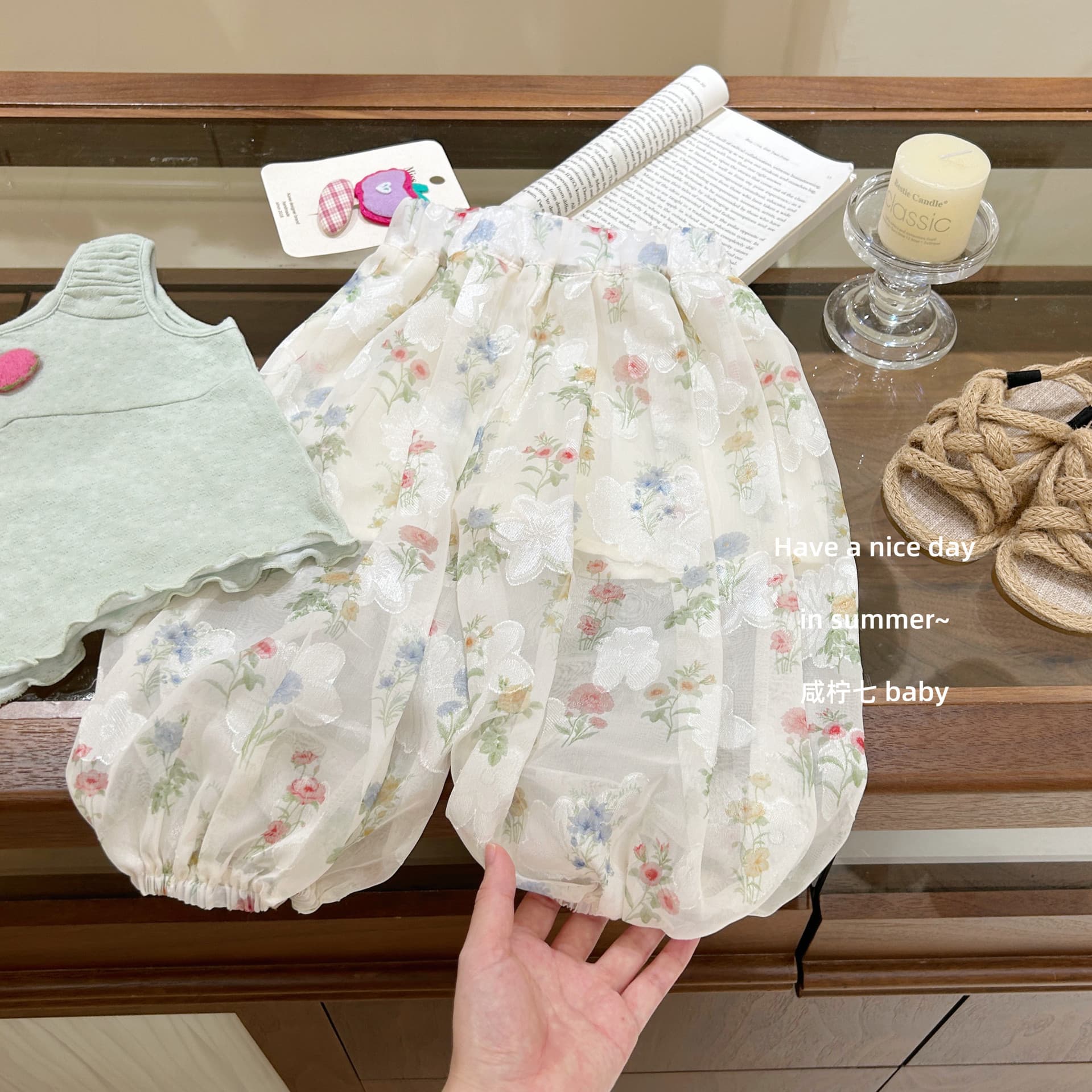 【Xian Ning Qi】Show off your skin! Girls' new summer love sleeveless tops and vests, sweet, cute and versatile tops