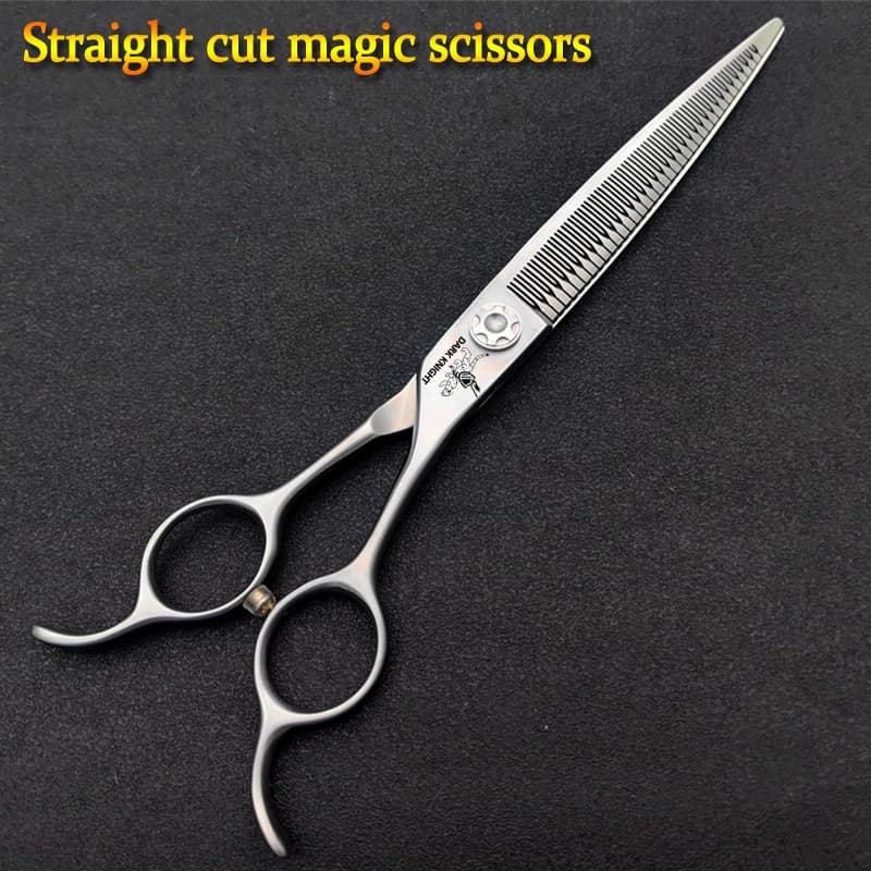 Pet grooming scissors, professional pet grooming scissors for competition, magician fishbone thinning shears