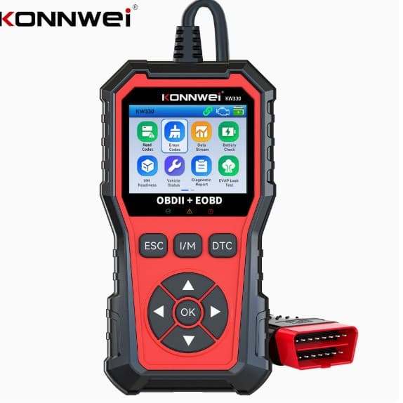 Konnwei New Model Kw330 Obd2 Car Engine Fault Diagnosis Scanner Vehicle Computer