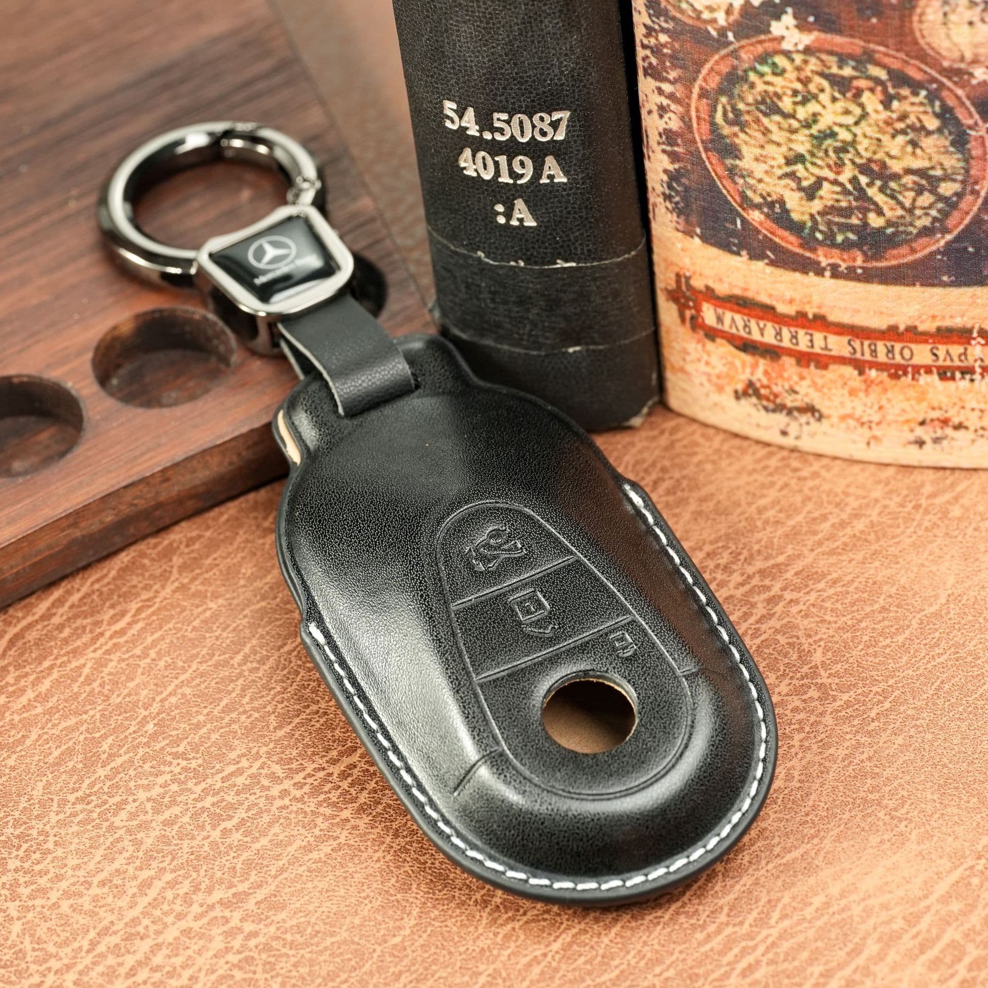Compatible with Mercedes-Benz GLC GLE GLB GLA C200L C260L E300L Key Case, E-Class S-Class Key Shell Cover